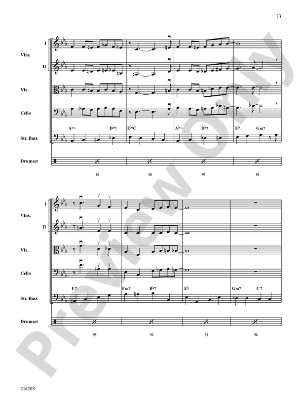 Li'l Darlin' - String Orchestra Conductor Score & Parts (Digital Download)