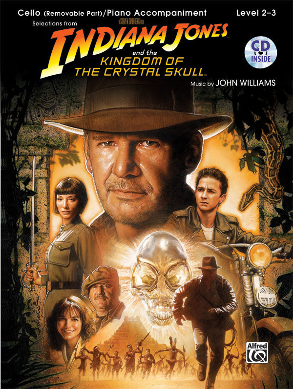INDIANA JONES & THE KINGDOM CELLO BK/CD