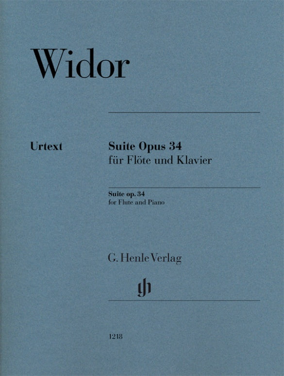 Widor - Suite Op34 - Flute/Piano Accompaniment Henle HN1218