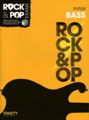 Rock & Pop Exams: Bass - Initial - Book with CD - Bass Guitar Trinity College London /CD