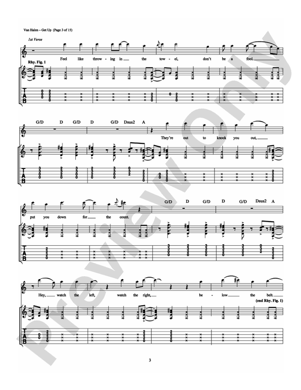 Get Up - Guitar TAB (Digital Download)