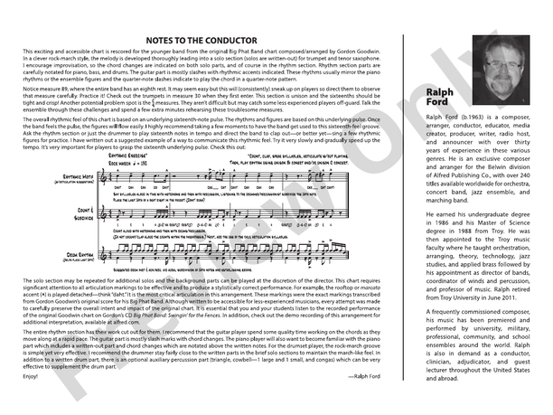 A Few Good Men (Grade 2) - Jazz Ensemble Conductor Score & Parts(Digital Download)