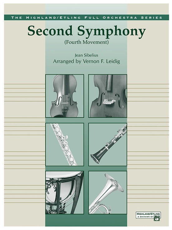 Sibelius's 2nd Symphony, 4th Movement – Full Orchestra Conductor Score & Parts (Digital Download)
