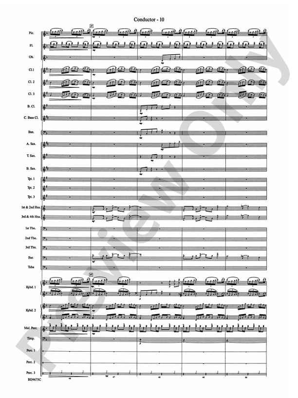 Twelve Seconds to the Moon - Concert Band Conductor Score & Parts (Digital Download)