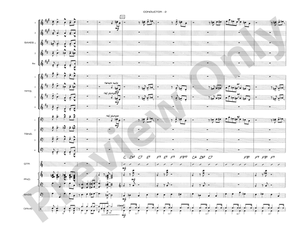 Splanky (Arr. Calvin Custer) - Jazz Ensemble Conductor Score & Parts (Digital Download)