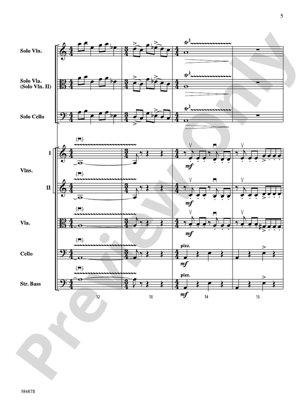 Rondo Concertante – String Orchestra Conductor Score & Parts (Digital Download)