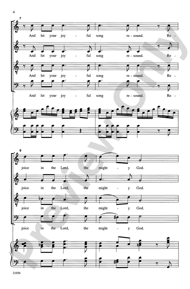 Awake the Harp (from The Creation) – SATB Choral Octavo (Digital Download)
