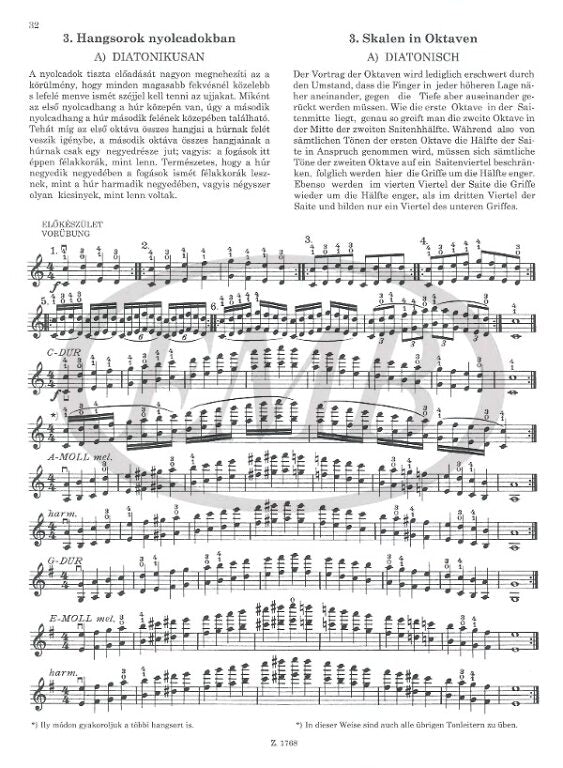 Bloch - Scale Studies Op5 Volume 3 - Violin Solo EMB Z1768