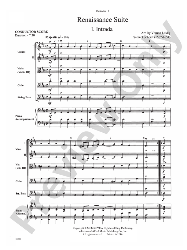 Classics for Contest (Grade 2) – String Orchestra Conductor Score & Parts (Digital Download)