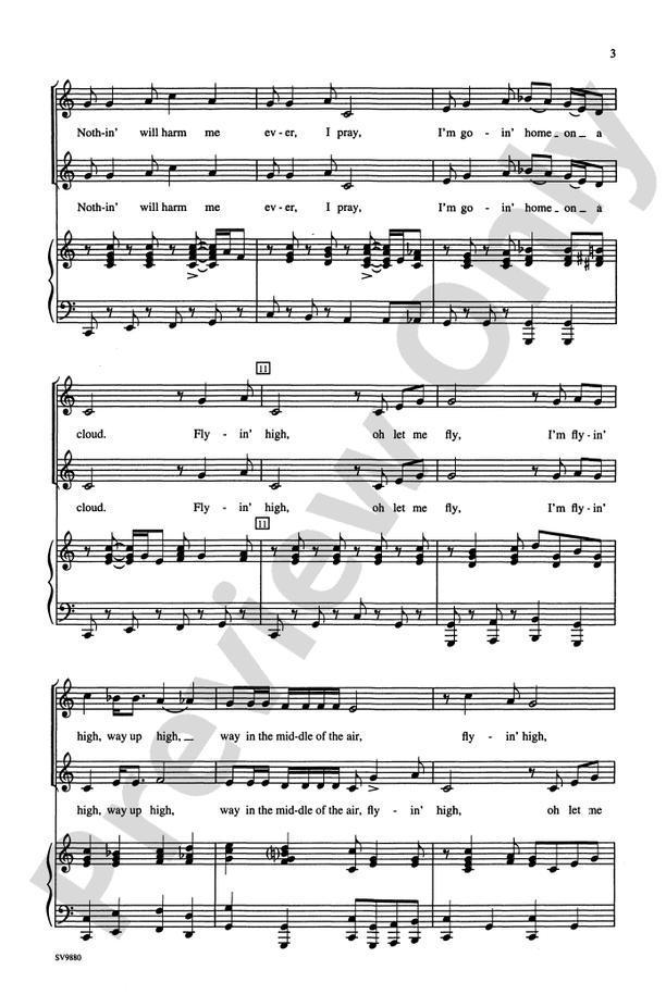 Goin' Home on a Cloud – 2-Part Choral Octavo (Digital Download)