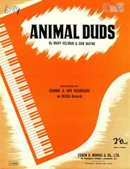 Animal Duds - Jeannie & Her Readheads - PVG (Digital Download)