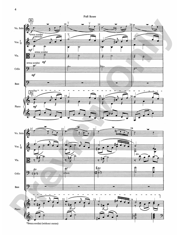 Canzonetta e Ballo (solo violin and string orchestra) – String Orchestra Conductor Score & Parts (Digital Download)
