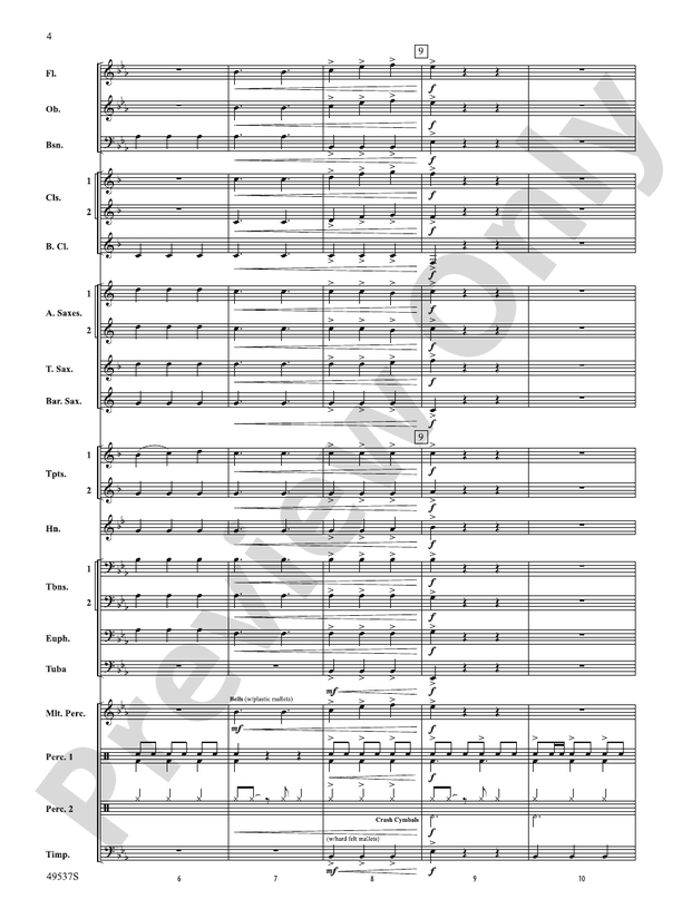 At the Edge of the Sea - Concert Band Conductor Score & Parts (Digital Download)