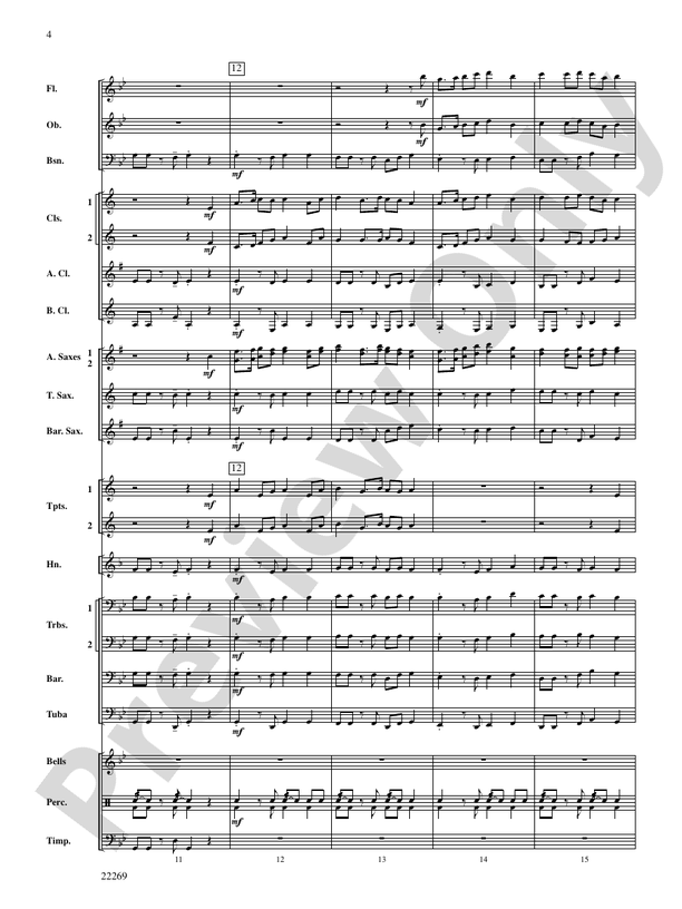 Fair Winds - Concert Band Conductor Score & Parts (Digital Download)