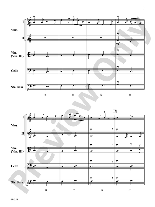 Christmas in the Mountains - String Orchestra Conductor Score & Parts (Digital Download)