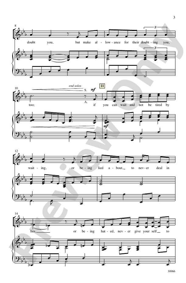 If – SSA Choral Octavo (Digital Download)