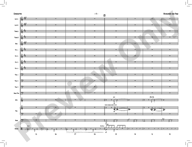 Brincando com Fogo – Jazz Ensemble Conductor Score & Parts (Digital Download)