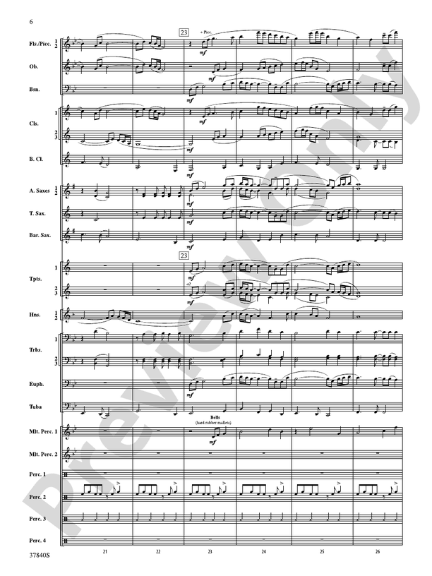 African Dreams - Concert Band Conductor Score & Parts (Digital Download)