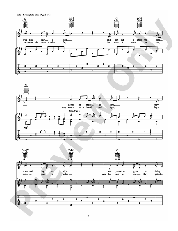 Nothing But A Child - Guitar TAB (Digital Download)