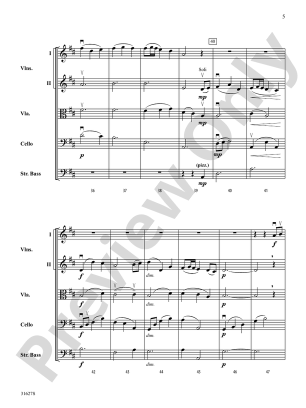 A Birch Bay Celebration – String Orchestra Conductor Score & Parts (Digital Download)