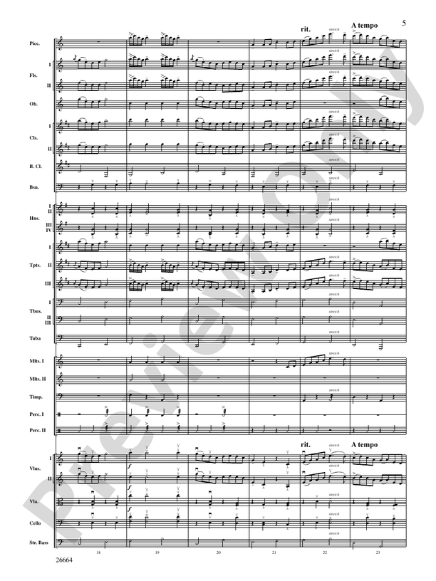 Tatarian Dances – Full Orchestra Conductor Score & Parts (Digital Download)