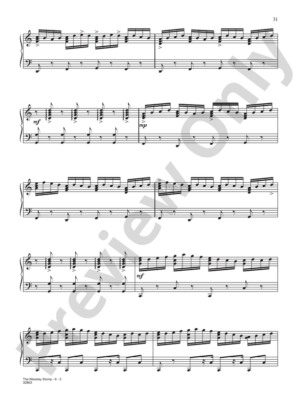 The Weasley Stomp (from "Harry Potter and the Half-Blood Prince") - Piano (Digital Download)