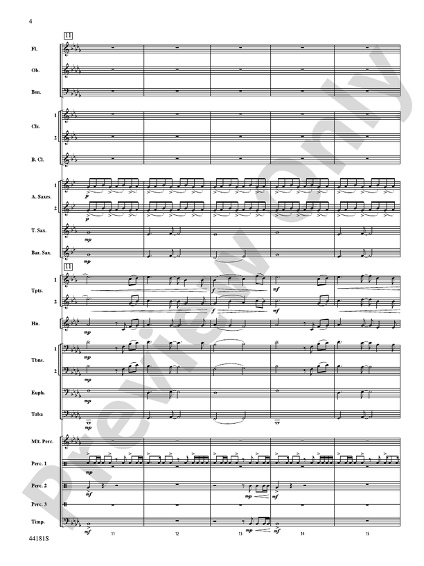 Reign of Fire - Concert Band Conductor Score & Parts (Digital Download)