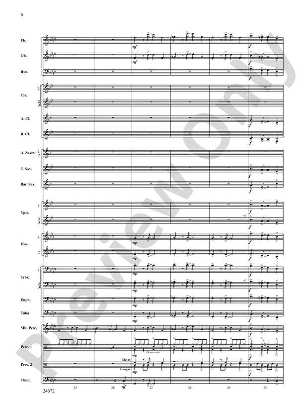 Buenaventura - Concert Band Conductor Score & Parts (Digital Download)