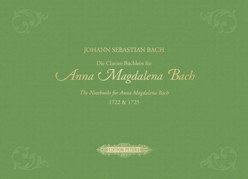 Bach J S - The Notebooks for Anna Magdalena Bach 1722 & 1725 - Piano Solo - Peters EP11500