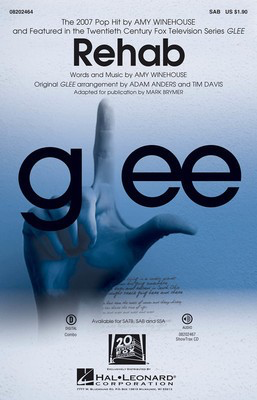 Rehab - from Glee - Amy Winehouse - Adam Anders|Mark Brymer Hal Leonard ShowTrax CD CD