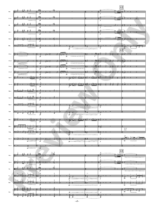 Rise City Silent, Sing! - Full Orchestra Conductor Score & Parts (Digital Download)