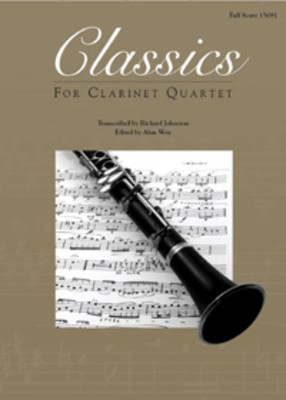 Classics For Clarinet Quartet - 1st Bb Clarinet - 3 Bb Clarinets and Bass Clarinet - Various / Johnston - Bb Clarinet|Bass Clarinet Kendor Music Clarinet Quartet Part