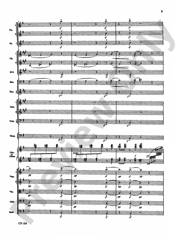 Nutcracker Ballet, Set I ("Dance of the Sugar Plum Fairy" and "Waltz of the Flowers") – Full Orchestra Conductor Score & Parts (Digital Download)