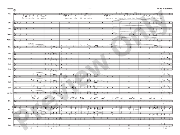 You Make Me Feel So Young - Jazz Ensemble Conductor Score & Parts(Digital Download)