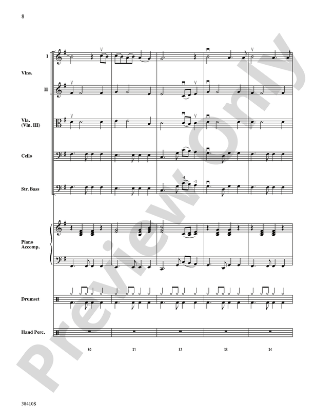 Any Way You Want It - String Orchestra Conductor Score & Parts (Digital Download)