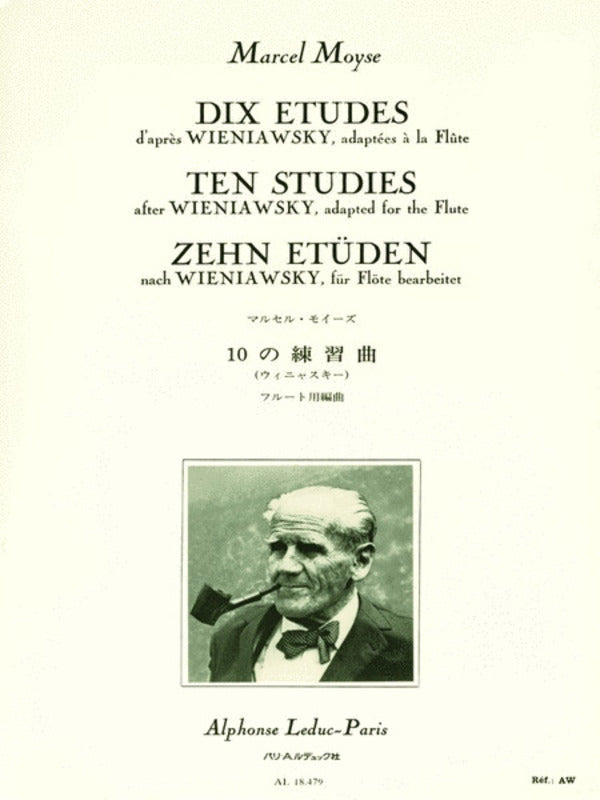 10 Studies from Wieniawsky for Flute - Moyse - Alphonse Leduc AL18479