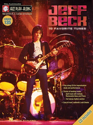 Jeff Beck - Jazz Play-Along Volume 135 - Bb Instrument|Bass Clef Instrument|C Instrument|Eb Instrument Hal Leonard Lead Sheet /CD