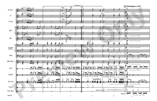 Los Conquistadores – Marching Band Conductor Score & Parts (Digital Download)