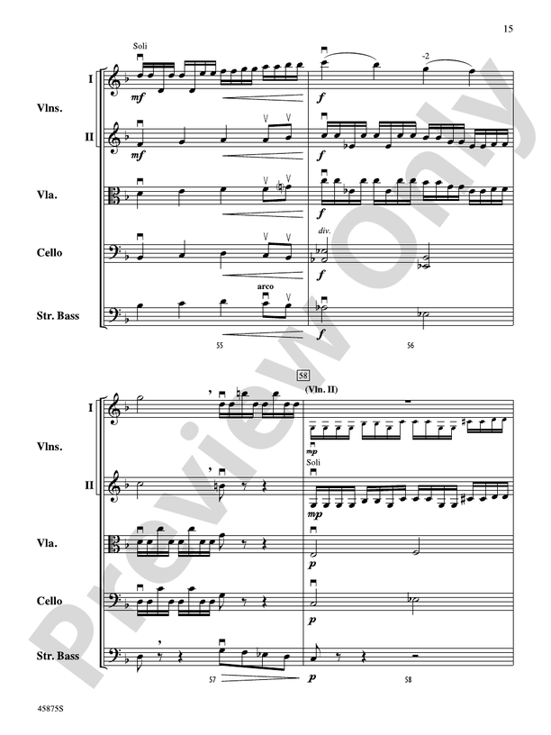 Swamp Thang - String Orchestra Conductor Score & Parts (Digital Download)
