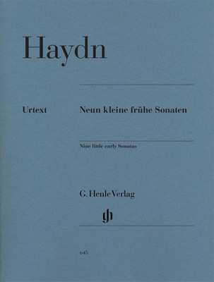 Nine little early Sonatas Hob. XVI:1, 3, 4, 7-10, G1, D1 - Joseph Haydn - Piano G. Henle Verlag Piano Solo