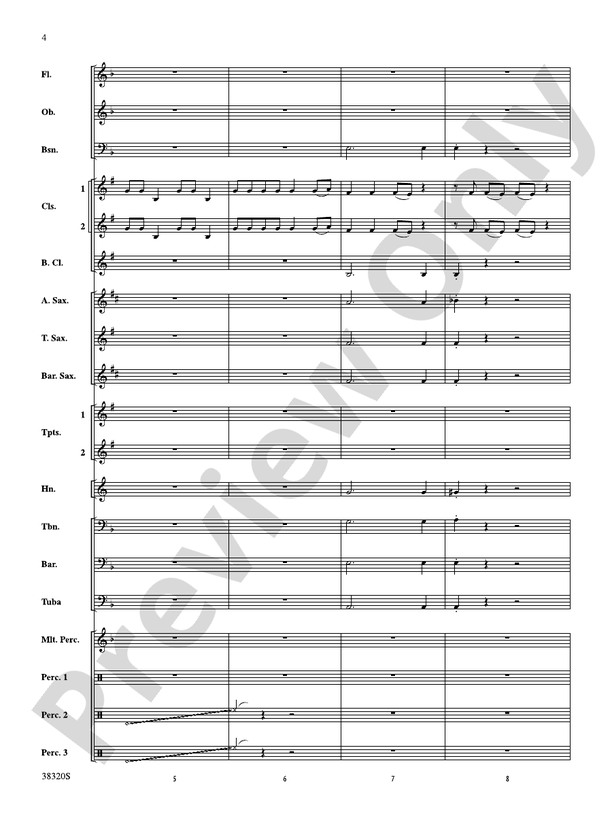 Grenade - Concert Band Conductor Score & Parts (Digital Download)