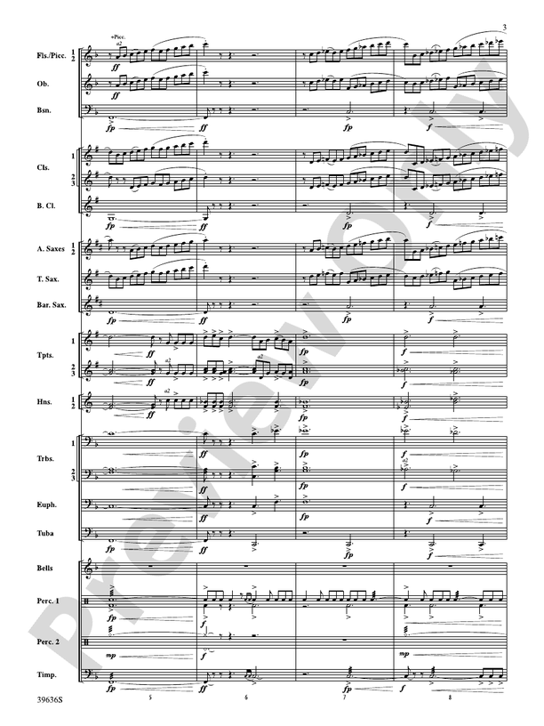 Resurgences - Concert Band Conductor Score & Parts (Digital Download)