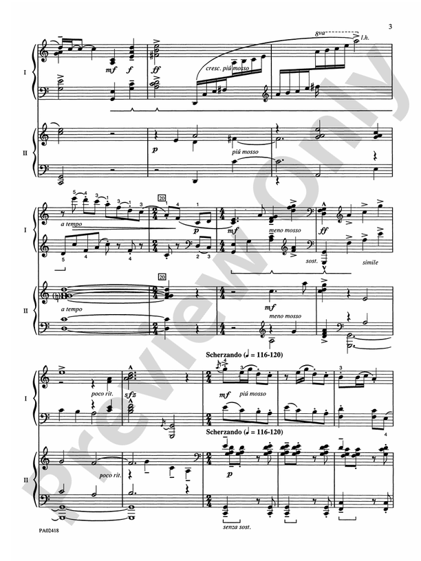 Youth Concerto "A Festival" - 2 Pianos, 4 Hands (Digital Download)
