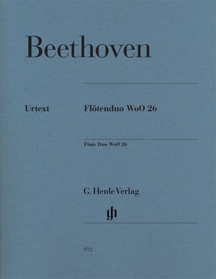 Flute Duo WoO 26 - for Two Flutes - Ludwig van Beethoven - Flute G. Henle Verlag Flute Duet
