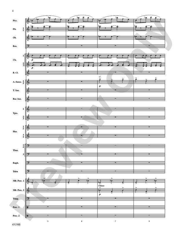 On the Third Day - Concert Band Conductor Score & Parts (Digital Download)