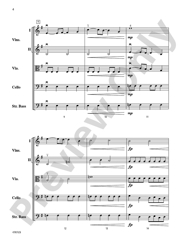 Secret World - String Orchestra Conductor Score & Parts (Digital Download)
