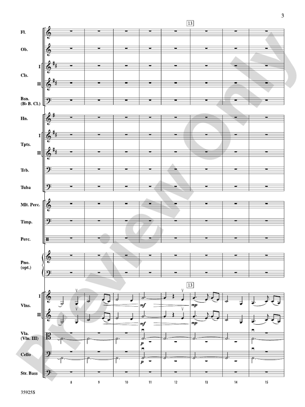 How Sweet the Sound – Ful Orchestra Conductor Score & Parts (Digital Download)