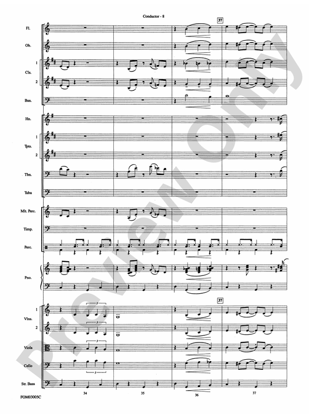 New York, New York, Theme from - Full Orchestra Conductor Score & Parts (Digital Download)