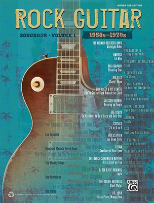 The Rock Guitar Songbook - Volume 1 (1950s-1970s) - Guitar Hal Leonard Guitar TAB