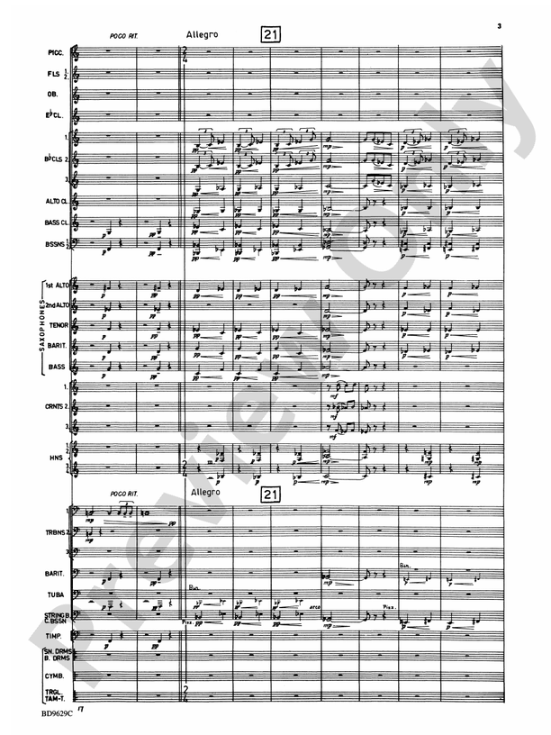 Fantasia for Band - Concert Band Conductor Score & Parts (Digital Download)